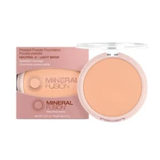 Mineral Fusion Pressed Powder Foundation Neutral 3 Med Skin 0.32 Oz