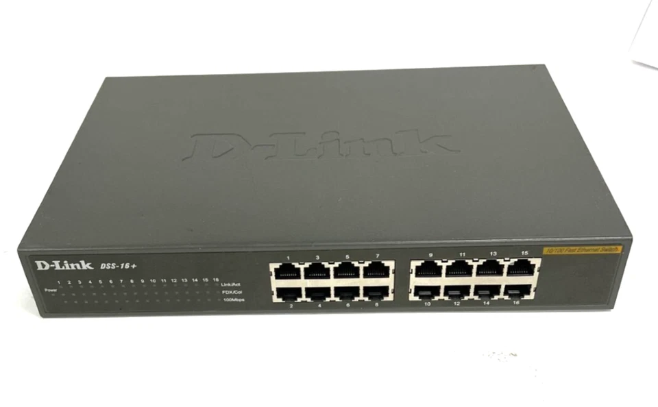 CONMUTADOR ETHERNETWORK EXPRESS D-LINK DSS-16+ 16 PUERTOS OAL 11" Foto 4 de 4