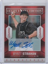 2014 ELITE EXTRA EDITION PROSPECTS SIGNATURES #55 WYATT STRAHAN #193/599