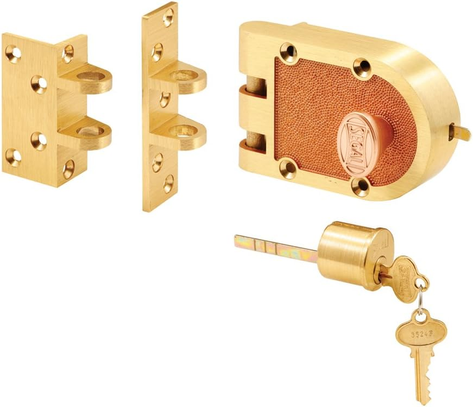 Segal SE 15361 Jimmy-Proof Deadbolt Prevents Forced Entry