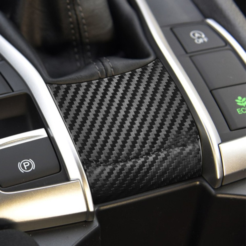 For Honda Civic 10th 1621 Dry Carbon Fiber Console Manual Gear Shift