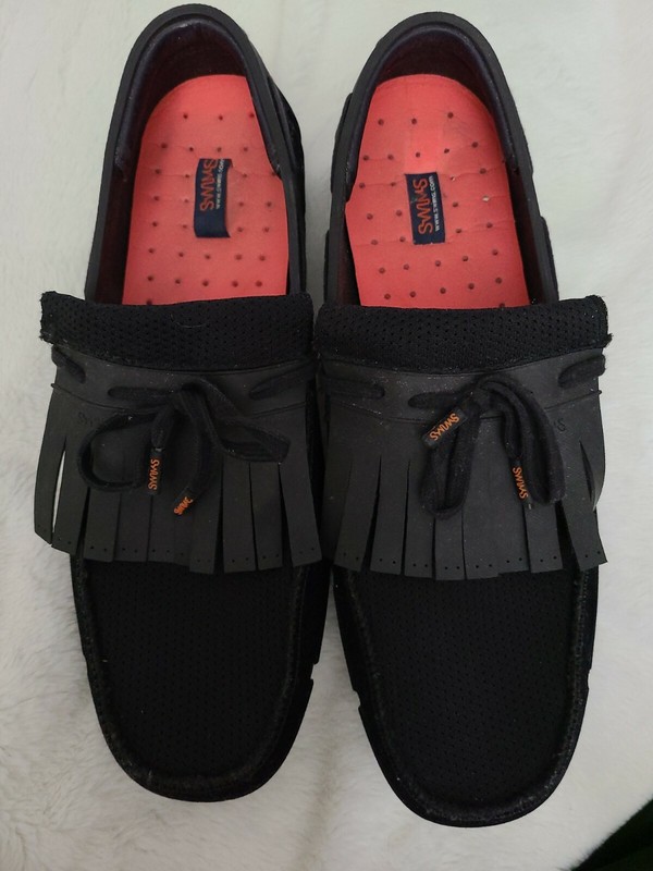 SWIMS MENS WATER SHOES. WAVE LOAFER, FROM NORDSTROM'S.  BLACK VELVET. SZ. 11
