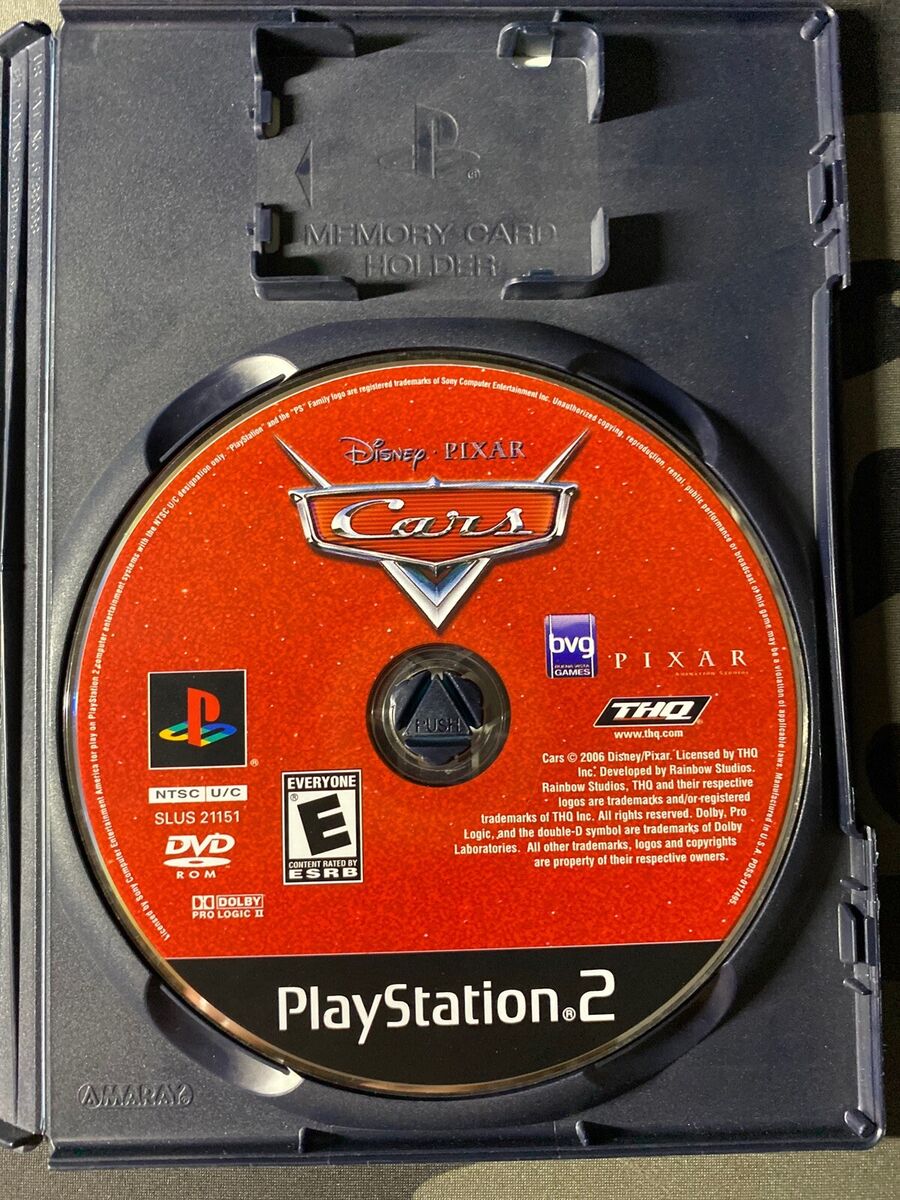 Cars Ps2 Original Americano Completo Black Label : : Games e  Consoles