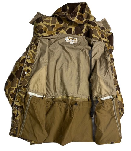 Mint! Vintage GameHide Ultimate Bird Coat Duck Camo Hunting Jacket Mens L - Picture 3 of 9