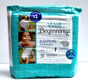 NEW! Well Beginning Jumbo Diapers w/ Natural Botanicals ...