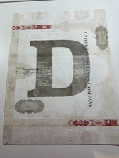 Typographic Print limited edition, Letter D, Graphic Design, Signed