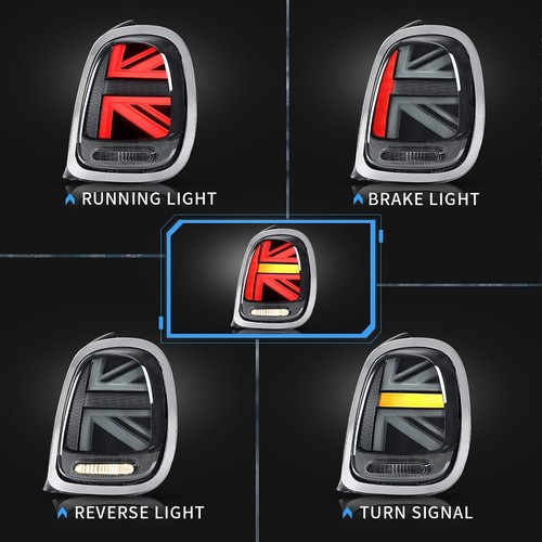 1 Pair LED Tail Light For BMW Mini FWD F55 F56 F57 Cooper 2014-2023 Sequential - Picture 8 of 9
