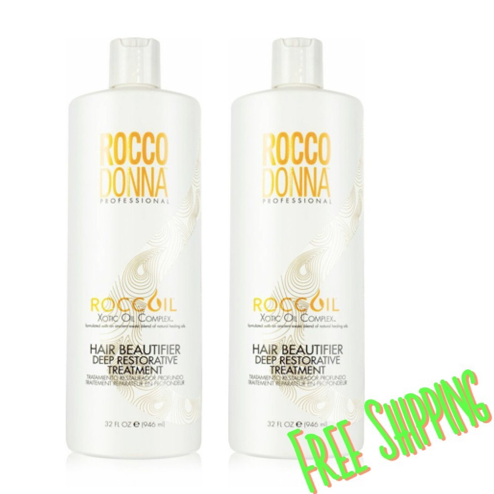 Средство для ухода за волосами ROCCO DONNA, 32 унции (упаковка из 2 штук) - новое и запечатанное