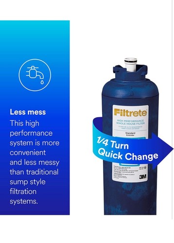 Filtrete High Performance Whole House Sanitary Quick-Change Filter 4WH-QCTO-S01 - Picture 8 of 11