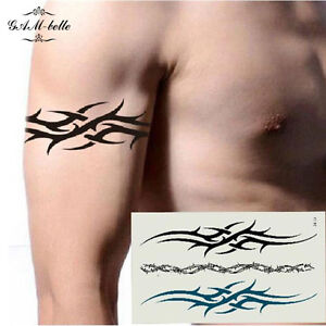 New Style Tatoo Henna Fake Tattoo Flash Tatto Temporary Tattoo Sticker Men Ebay