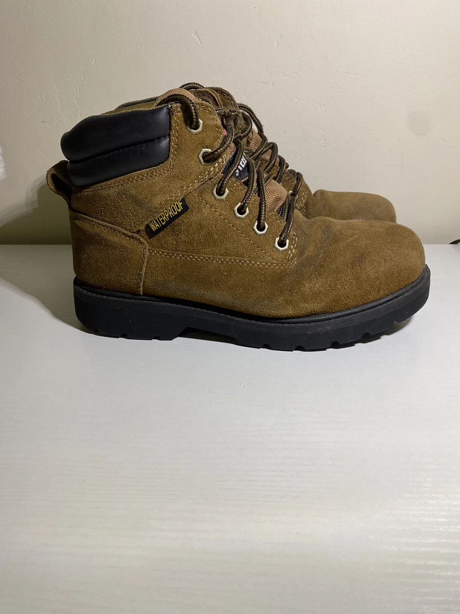 Brahma Mens Brown Boots The Name To Trust Oil Water Resistant Size 7.5