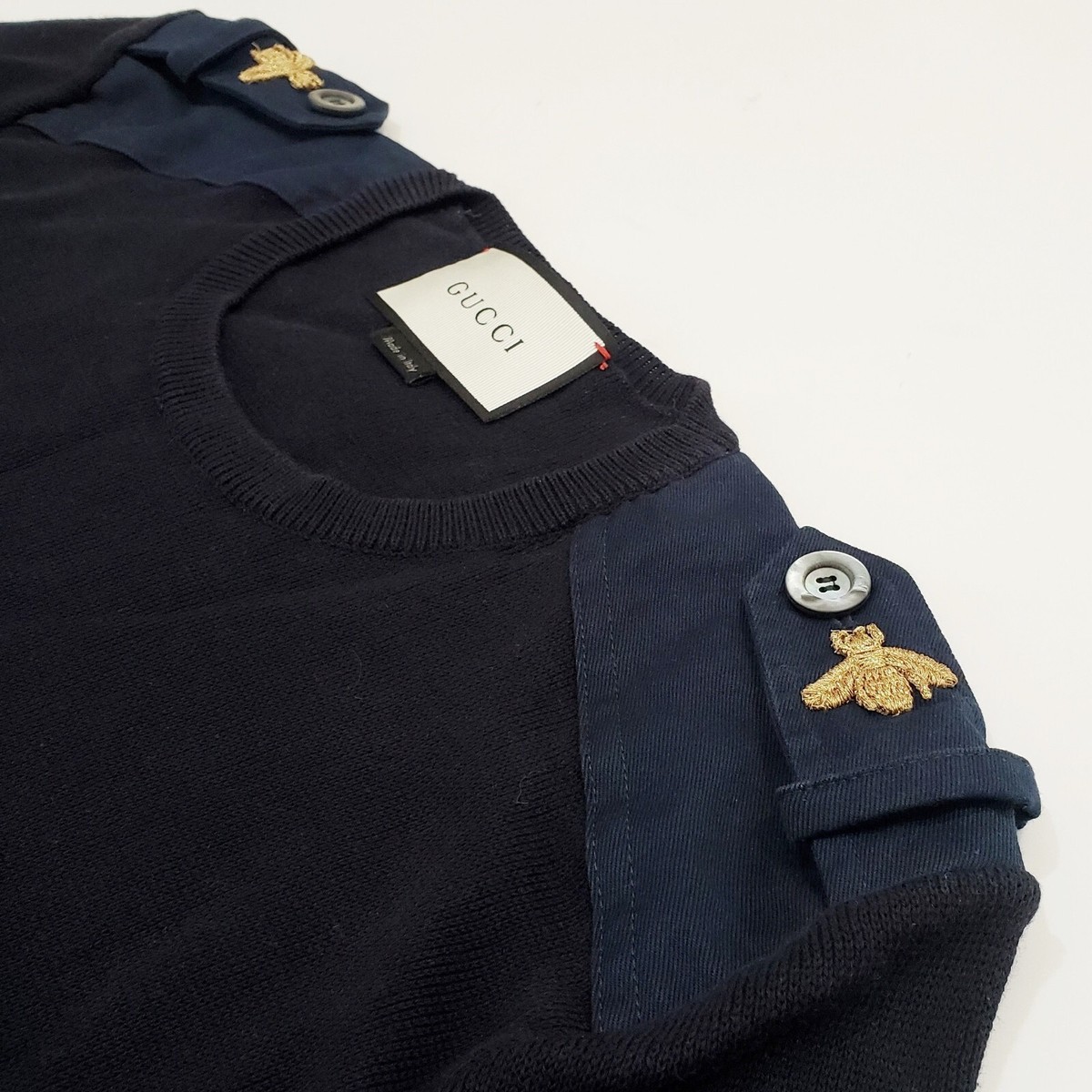 GUCCI ストライプ ブレザー 黒 Gucci GG Gersey Cotton Jacket 'Black Camel Green Red' 695955