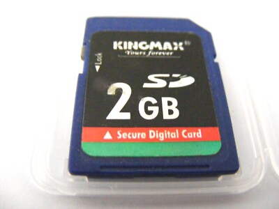 2GB Secure Digital Card ( 2 GB SD Karte ) KINGMAX gebraucht