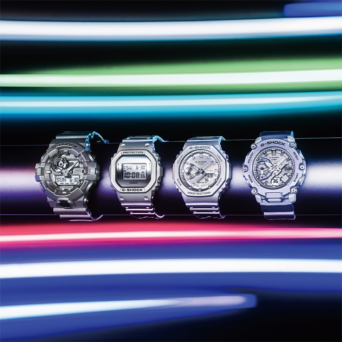 CASIO G-SHOCK GA-2100FF-8AJF Forgotten future Watch Metallic