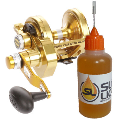 Slick Liquid Lube Bearings, BEST 100% Synthetic Oil for All Saltwater Reels