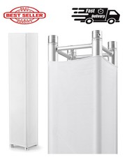 2 Pcs White Truss Cover Fits 10 ft x 12 in Box Truss Scrim Elastic Fabric Sea...