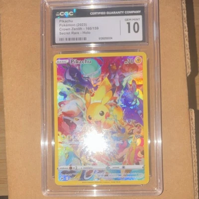 Pikachu 160/159 Crown Zenith for sale | eBay