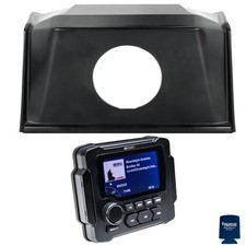 Polaris Bundle 19 RZR SPXRZRDASH2 Radio Kit and MB Quart GMR-LED Radio