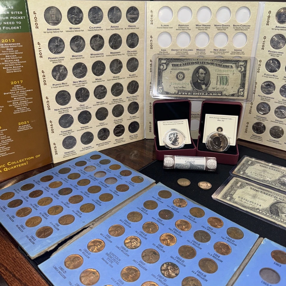 Coin Collection Moving Sale Multiple Estate sales Flying Eagles Morgan Silver  $ - Image 2 of 4