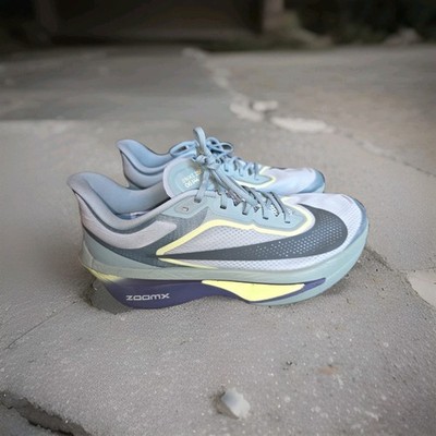 Nike Men's Size 13 Zoom Fly 6 Seaweed Green Blue Running Sneakers Trainer