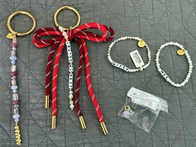 Little Words Project Bracelet Bag Charm Bundle of 5 WIFEY MRS MAMA TARGET