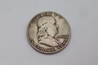1950 Franklin Silver Half Dollar 50C Benjamin Franklin US Coin Circulated