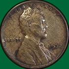 1932 Lincoln Wheat Cent Extremely Fine XF Coin #36161
