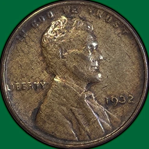 1932 Lincoln Wheat Cent Extremely Fine XF Coin #36161