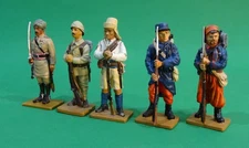 Del Prado 5 X Figures From The GREAT WAR, 1/30 unboxed but Excellent.