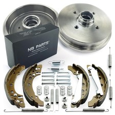Bremstrommeln Bremsbacken Zubehör Satz hinten für Audi 80 Seat VW Golf Polo