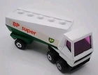 Matchbox Lesney #63 Freeway Gas Tanker BP Super White & Green 1973 - Very Nice!!