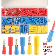 pcs Bullet Connectors Male and Female, Bullet Wire Terminals Crimp Terminal 180