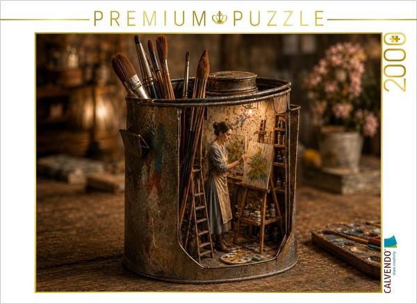 Calvendo Puzzle In The Realm Of Colors | 2000 Pieces, Finished Size 35.4 × 26.4-image