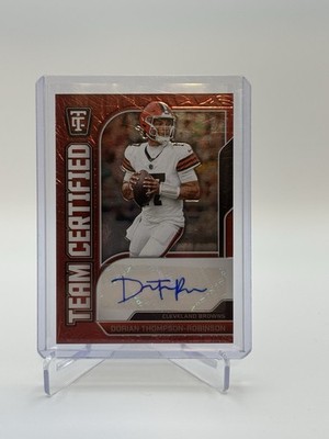 Dorian Thompson-Robinson 2024 Panini Totally Team Certified AUTO /100 #TCS-DTR