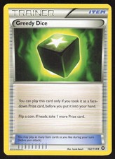 Pokemon Greedy Dice Uncommon 102/114 XY - Steam Siege LP