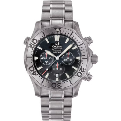 Omega Seamaster Professional 300m Black 41.5mm Chrono Dial Dive Watch 2293.52.00