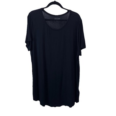 Amazon Essentials Black Short Sleeve Tunic Top Stretch Womens Size XXL