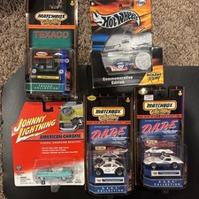 Vintage Diecast Lot Matchbox Johnny Lightning Hot Wheels Texaco DARE Police Lot