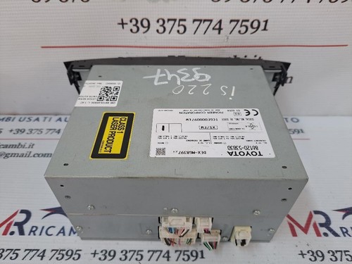 AUTORADIO PER LEXUS IS 220 Berlina 86120-53B30 (05>12) - Foto 4 di 5