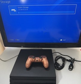Sony PlayStation 4 PS4 Pro Console CUH-7215B 1TB Bundle with Controller,  Cords.
