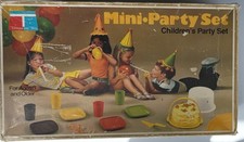 Tupperware Toys Mini Party Set Toy Dish Set Plates Cups Dome Cover Vintage 1980