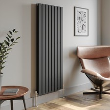 Anthracite Designer Radiator Vertical Horizontal Flat Panel Oval Column Rads