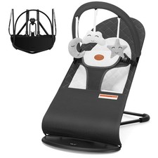 HKAI Baby Bouncer, Portable Baby Bouncer Seat for Babies 0-18 Months, 100 Cot