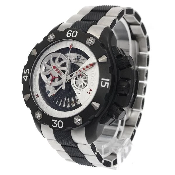 Zenith — Zenith Defy Extreme Open 96.0525.4021 47mm Ti Silver Dial Automatic Watch #C2841