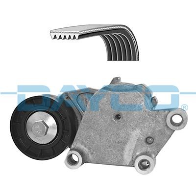 Keilrippenriemensatz Dayco KPV257 FÜR CitroËN Peugeot Poly V Riemen KIT-image