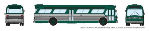 Autobús Rapido N 1959-1986 GM New Look-Fishbowl con faros funcionales conjunto 573004 | Zustand: New