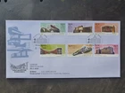 HONG KONG 2025 Public Architecture set 6 Stamps First Day Cover- Bureau P/M