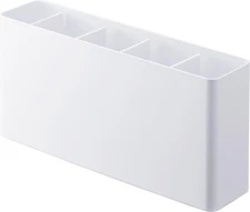 Tabletop tool stand, white, approx. W30 x D6.8 x H14.3cm, tower