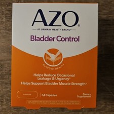 Azo Bladder Control with Go-Less Reduce Occasional Urgency 54 Pills Exp 2027 
