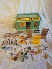 Playmobil Vintage Drug Store Westernladen Figuren Zubehör